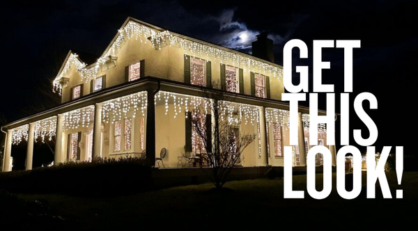 Get This Look: Curtain and Icicle Lights for Stunning Results