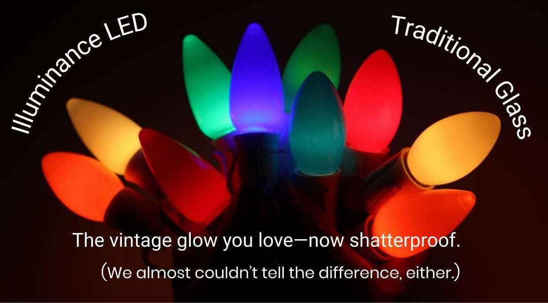 Can You Tell the Difference? The New "Old School" Christmas Lights