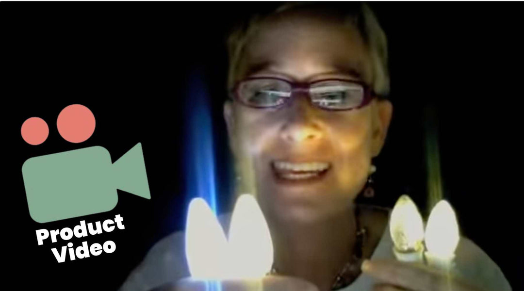 Vintage Video: LED Twinkle Bulbs in Warm and Pure White
