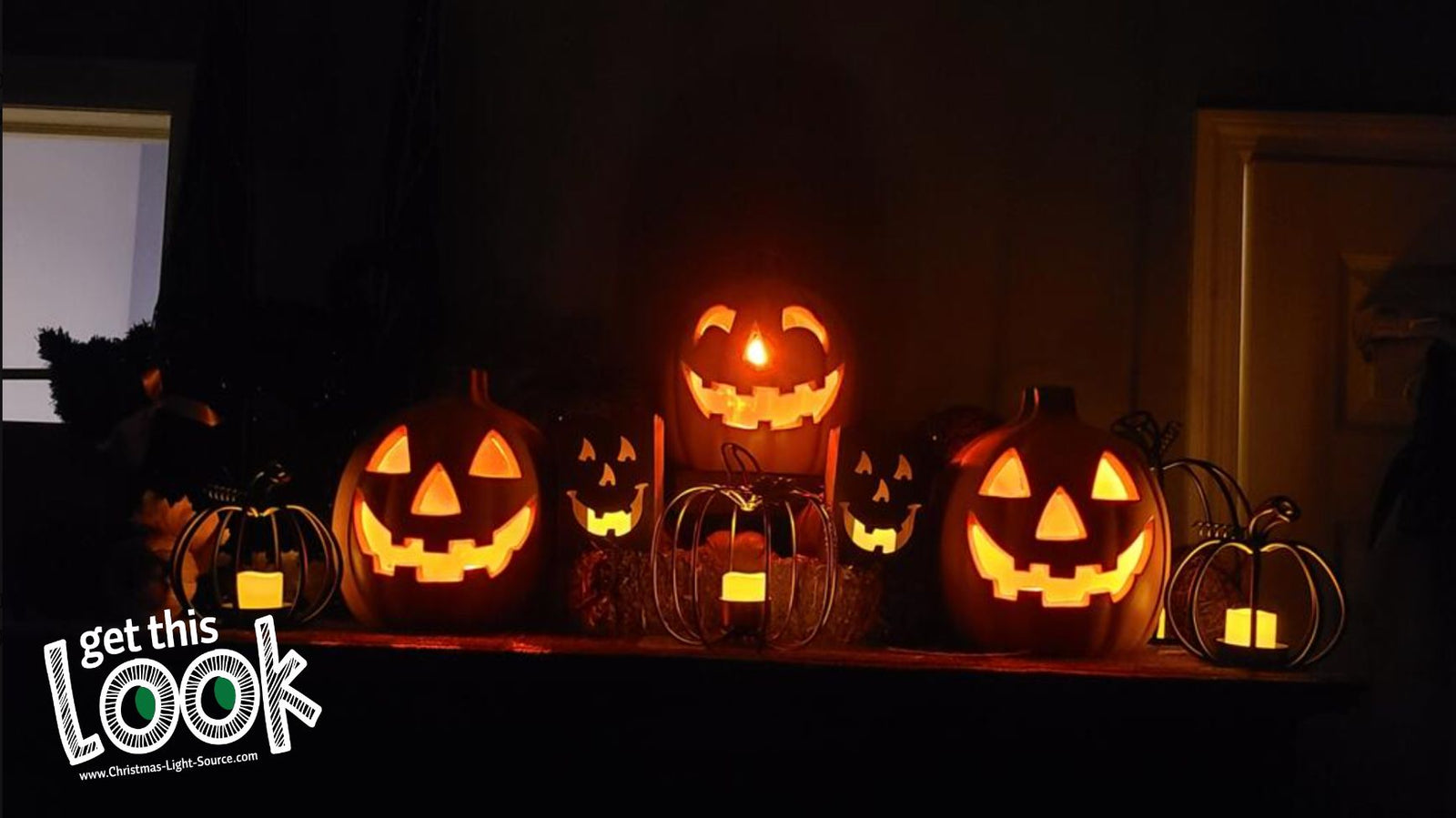 Get this Look: Light Jack-o'-lanterns!