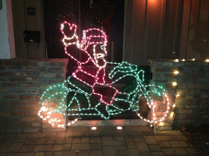 Santa on a Harley!!