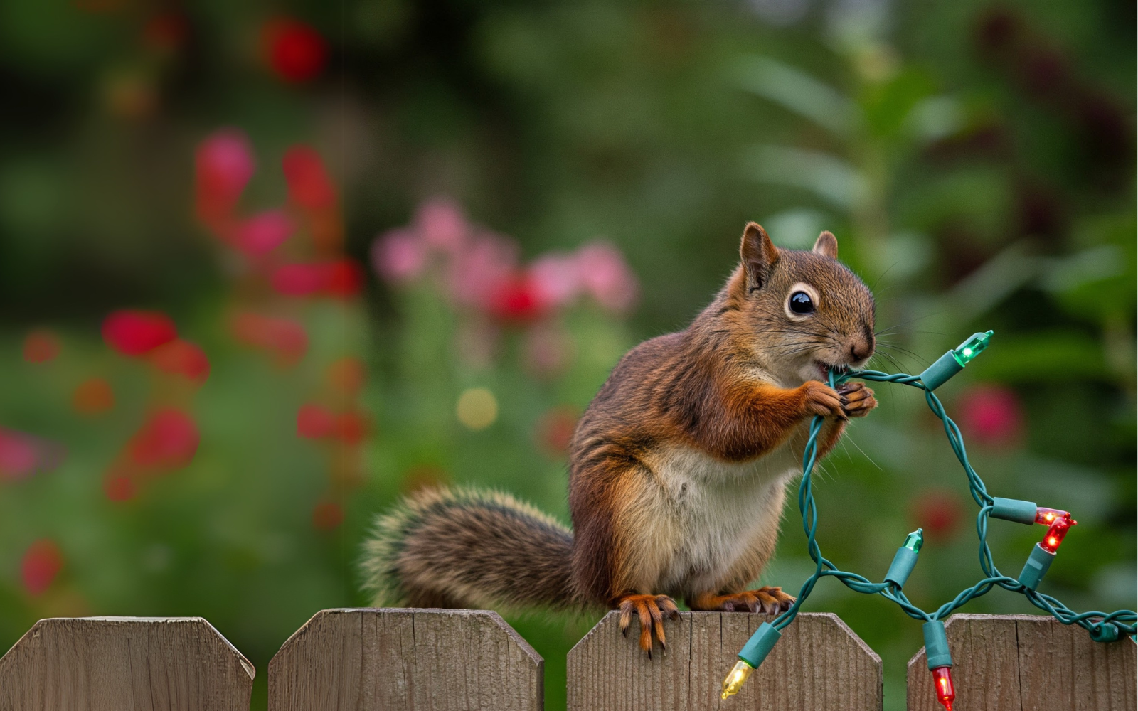 Customer Question: Do you have a solution for squirrels eating my lights?