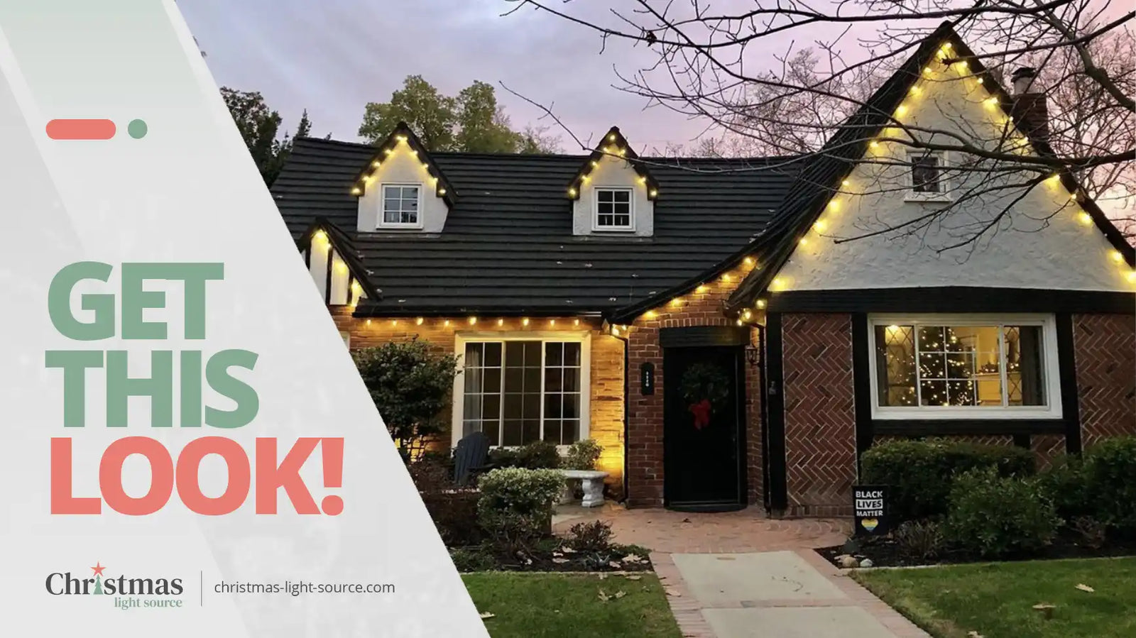 Get This Look: Classic Tudor with C9 LED Christmas Lights