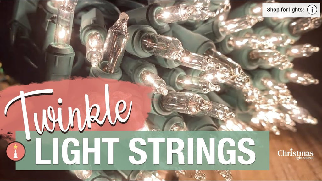 Glass Twinkle Light Strings