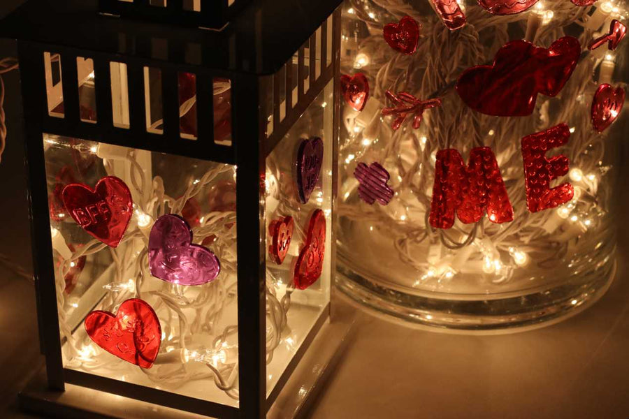 DIY: Valentines Lanterns, Containers and Sticky Hearts!