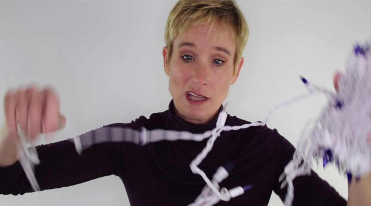 Unboxing Video: Blue and White Icicle  Lights