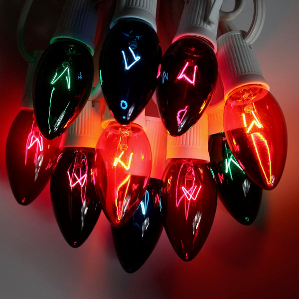 C9 Glass Triple Dipped Bulbs