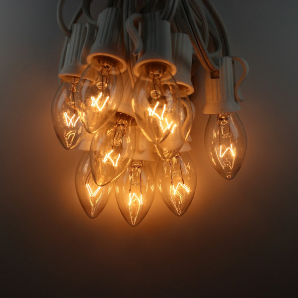 C7 Glass Transparent Bulbs