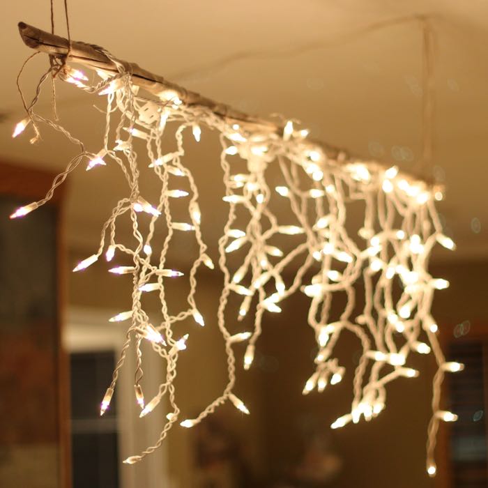 Glass Icicle Lights