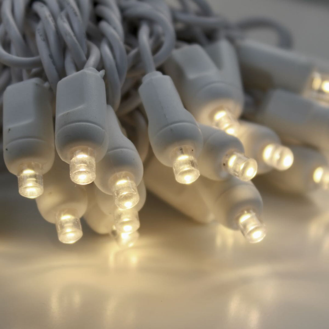 Warm White LED Christmas Lights