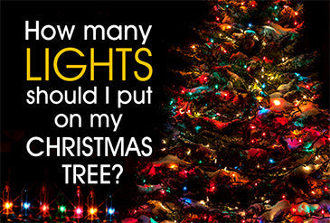 How many Christmas lights on my tree calculator