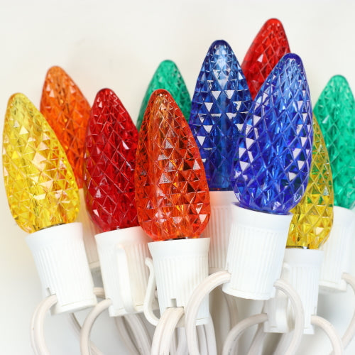 Faceted C9 LED Bulbs