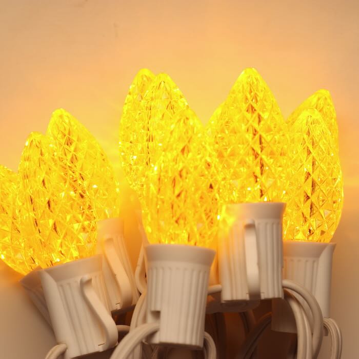 Illuminance Elegance™ C8 Yellow LED Bulbs E17 Bases (SMD) (25 Pack)