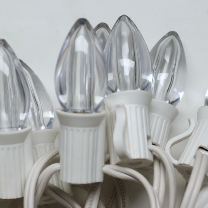 Illuminance™ C7 Warm White Smooth LED Bulbs E12 Bases (SMD) (25 Pack)