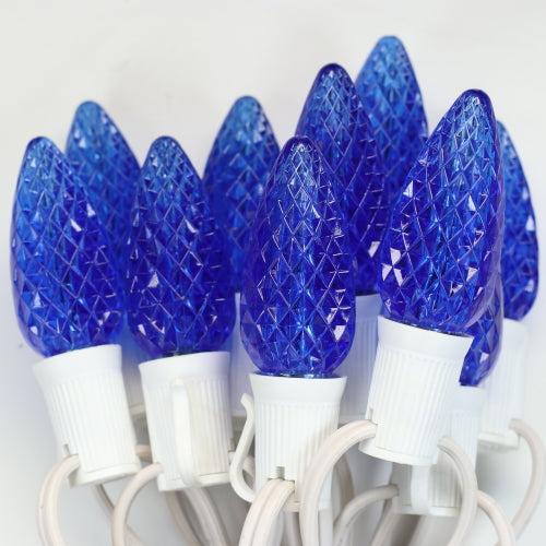 Illuminance™ C9 Blue LED Bulbs E17 Bases (SMD) (25 Pack)