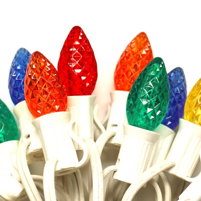 Illuminance™ C7 Multicolor Twinkle LED Bulbs E12 Bases (SMD) (25 Pack)