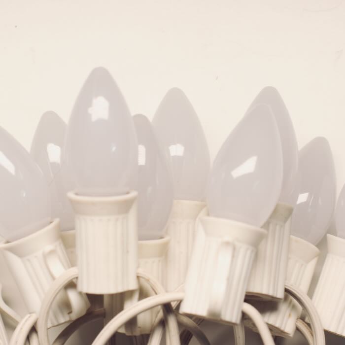 Illuminance™ C7 Pure White Opaque LED Bulbs E12 Bases (SMD) (25 Pack)