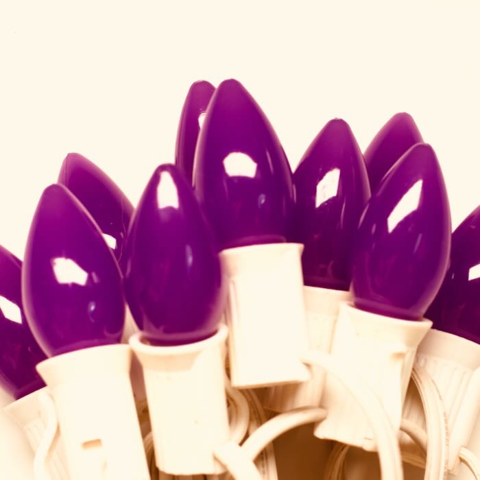 Illuminance™ C7 Purple Opaque LED Bulbs E12 Bases (SMD) (25 Pack)