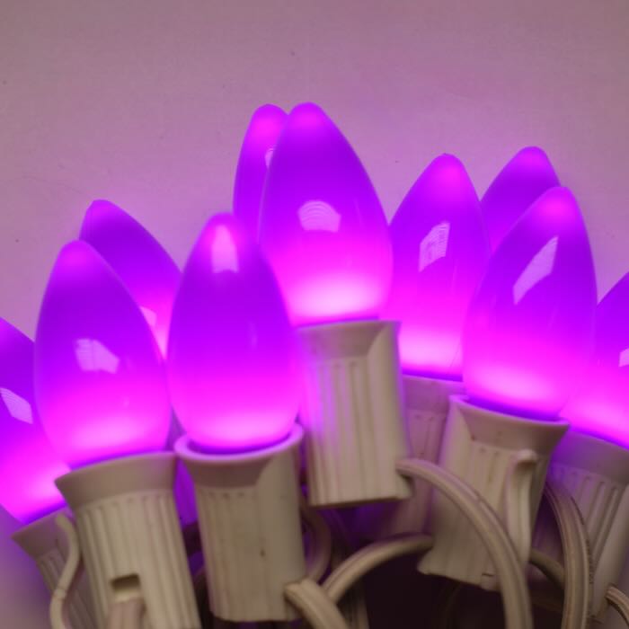 Illuminance™ C7 Purple Opaque LED Bulbs E12 Bases (SMD) (25 Pack)
