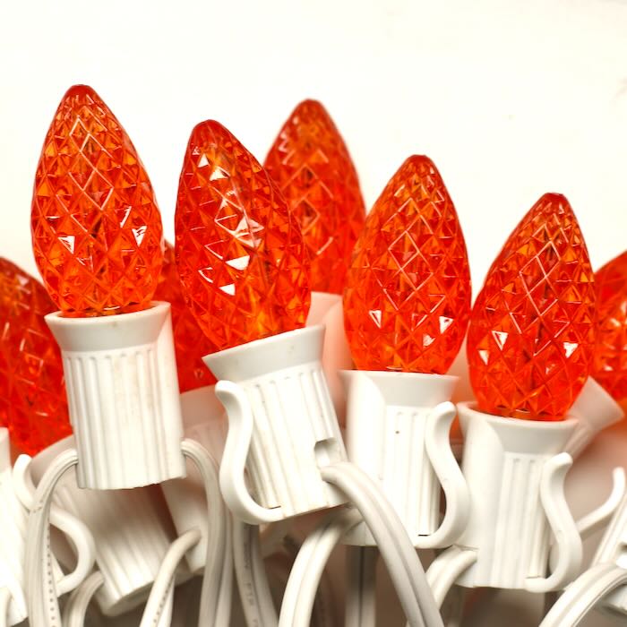 Illuminance™ C7 Orange LED Bulbs E12 Bases (SMD) (25 Pack)