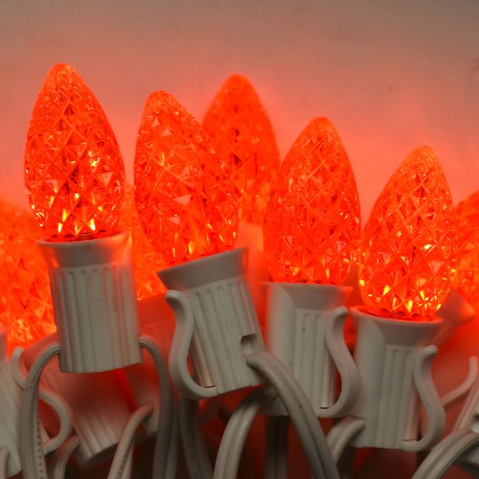 Illuminance™ C7 Orange LED Bulbs E12 Bases (SMD) (25 Pack)