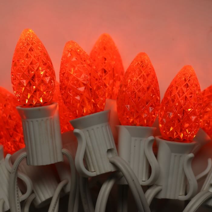 Illuminance™ C7 Orange LED Bulbs E12 Bases (SMD) (25 Pack)