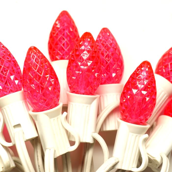 Illuminance™ C7 Pink Twinkle LED Bulbs E12 Bases (SMD) (25 Pack)