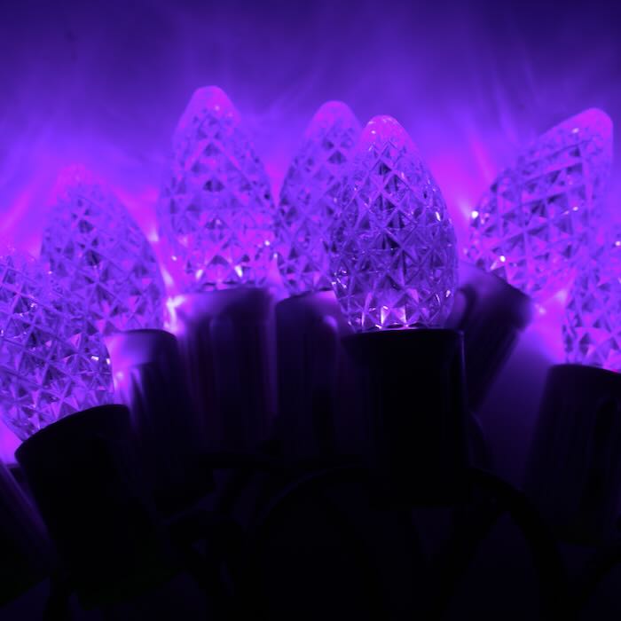 Illuminance™ C7 Purple LED Bulbs E12 Bases (SMD) (25 Pack)