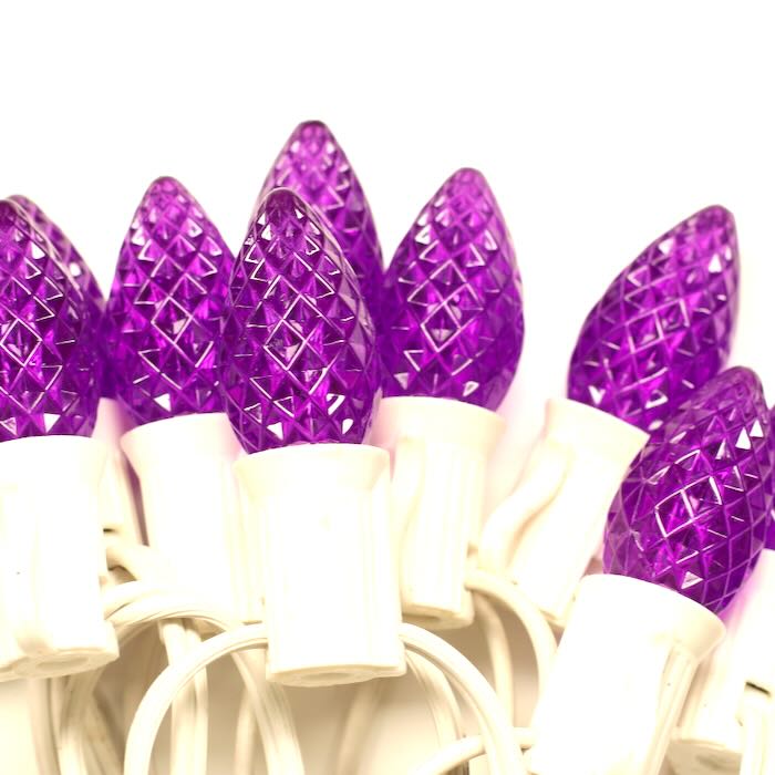 Illuminance™ C7 Purple LED Bulbs E12 Bases (SMD) (25 Pack)