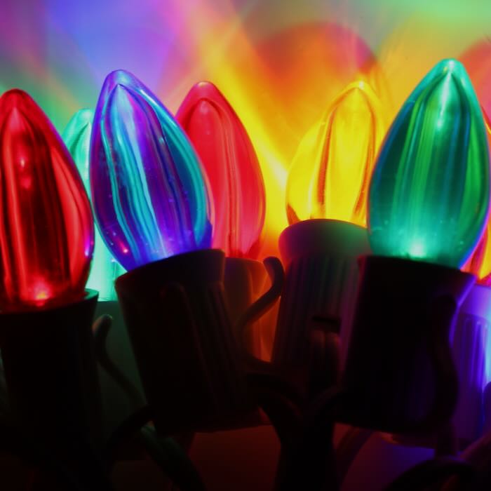 Illuminance™ C7 Multicolor Smooth LED Bulbs E12 Bases (SMD) (25 Pack)