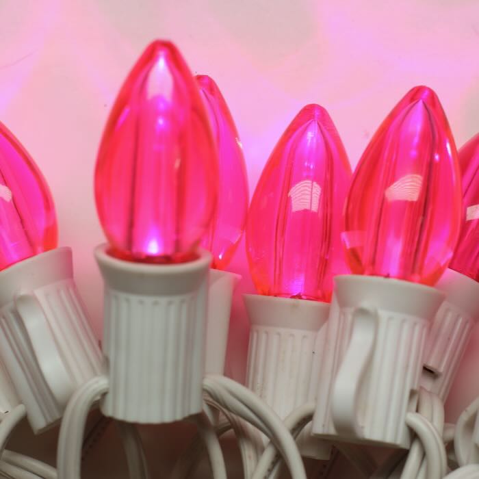 Illuminance™ C7 Pink Smooth LED Bulbs E12 Bases (SMD) (25 Pack)