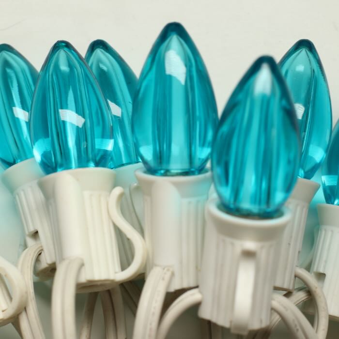 Illuminance™ C7 Teal Smooth LED Bulbs E12 Bases (SMD) (25 Pack)