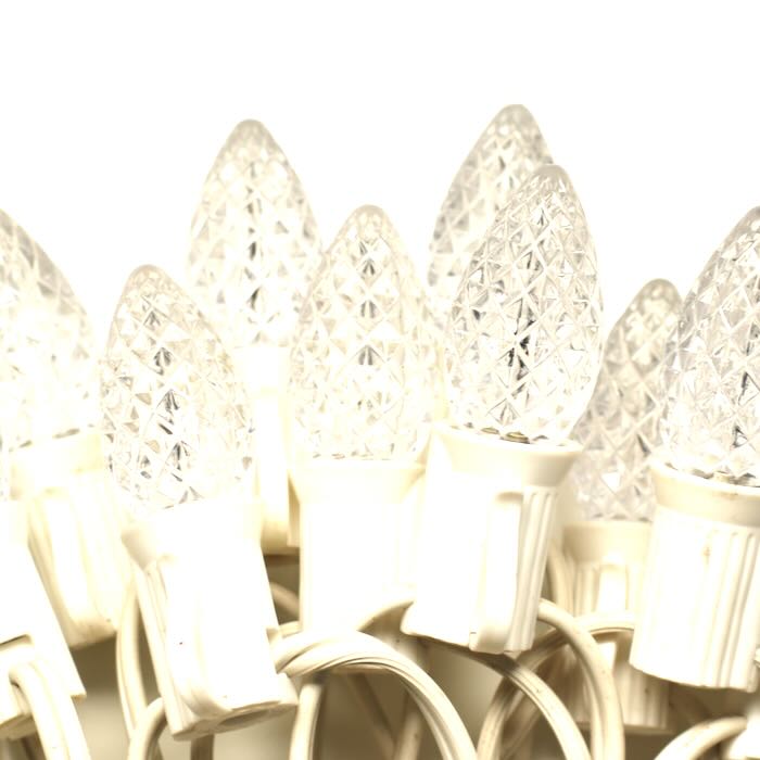 Illuminance™ C7 Warm White Twinkle LED Bulbs E12 Bases (SMD) (25 Pack)