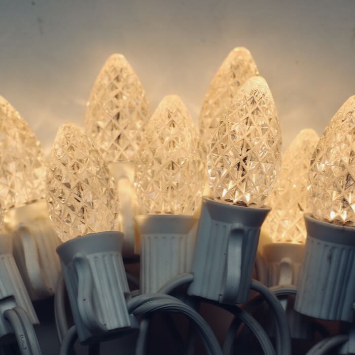 Illuminance™ C7 Warm White Twinkle LED Bulbs E12 Bases (SMD) (25 Pack)