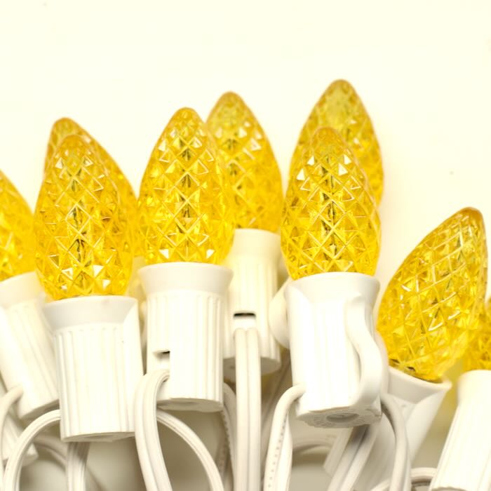 Illuminance™ C7 Yellow LED Bulbs E12 Bases (SMD) (25 Pack)