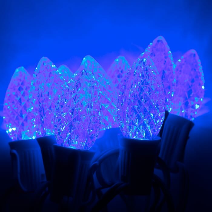 Blue Led Shop Illuminance Elegance™ C8 Blue LED Bulbs E17 Bases (SMD) (25 Pack ...