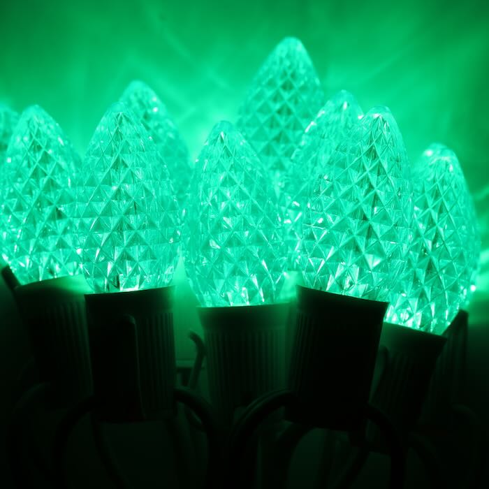 Illuminance Elegance™ C8 Green LED Bulbs E17 Bases (SMD) (25 Pack)