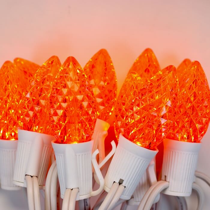 Illuminance Elegance™ C8 Orange LED Bulbs E17 Bases (SMD) (25 Pack)