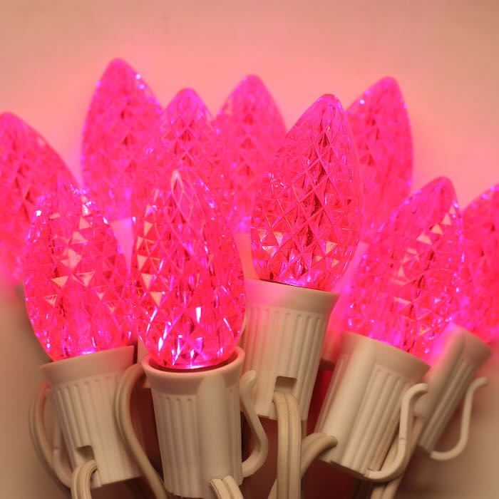 Illuminance Elegance™ C8 Pink LED Bulbs E17 Bases (SMD) (25 Pack)