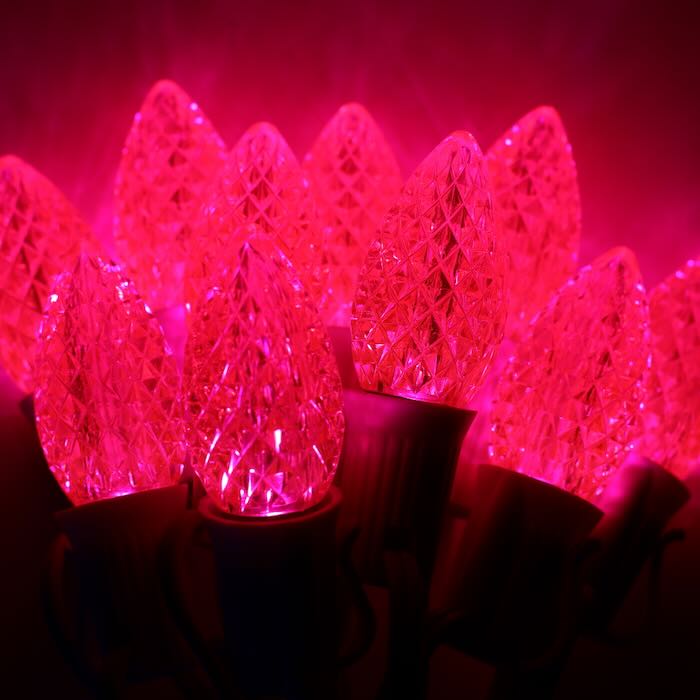 Illuminance Elegance™ C8 Pink LED Bulbs E17 Bases (SMD) (25 Pack)