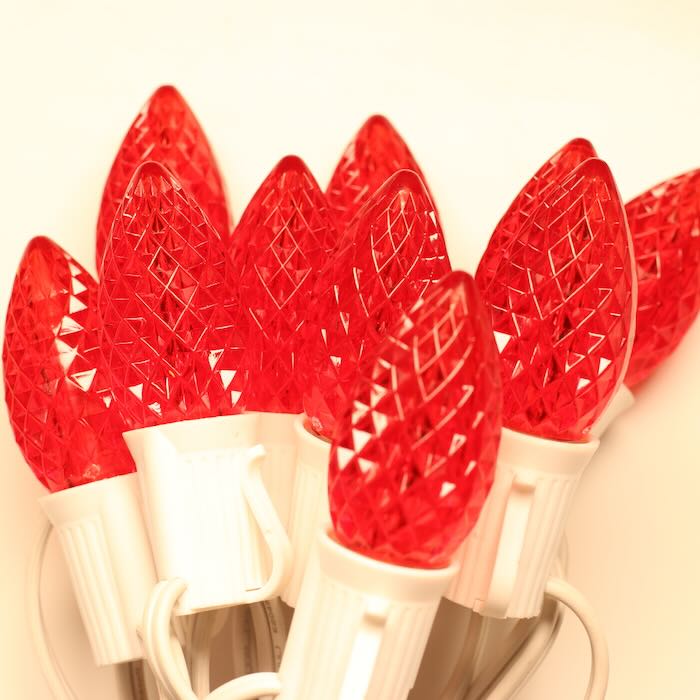 Illuminance Elegance™ C8 Red LED Bulbs E17 Bases (SMD) (25 Pack)