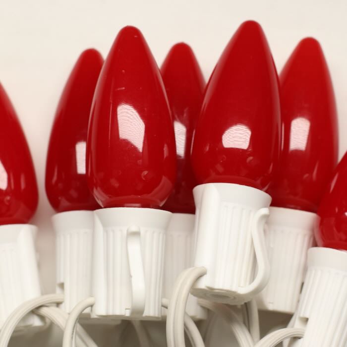 Illuminance™ C9 Pink Opaque LED Bulbs E17 Bases (SMD) (25 Pack)