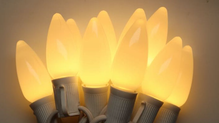 C9 LED Opaque Bulbs
