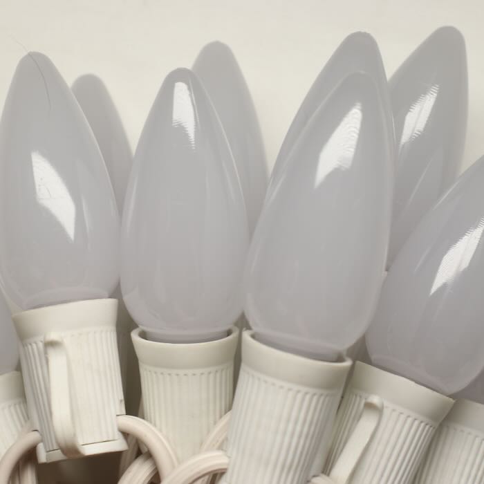Illuminance™ C9 Warm White Opaque LED Bulbs E17 Bases (SMD) (25 Pack)