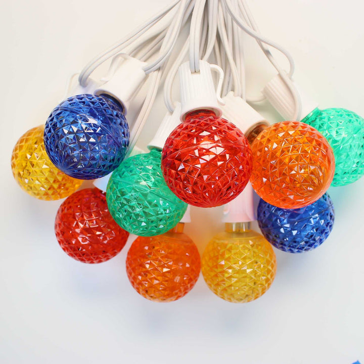 G50 Multicolor LED Patio Bulbs E12 Bases (SMD)