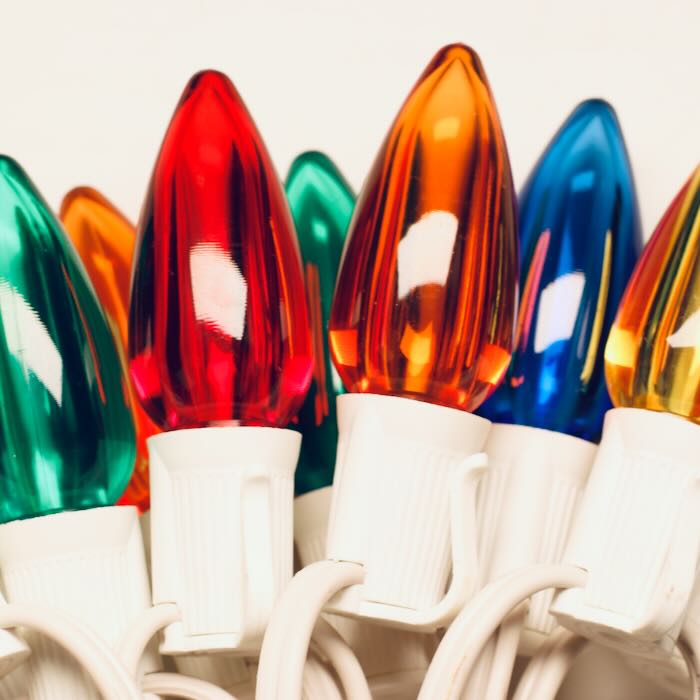 Illuminance™ C9 Multicolor Smooth LED Bulbs E17 Bases (SMD) (25 Pack)