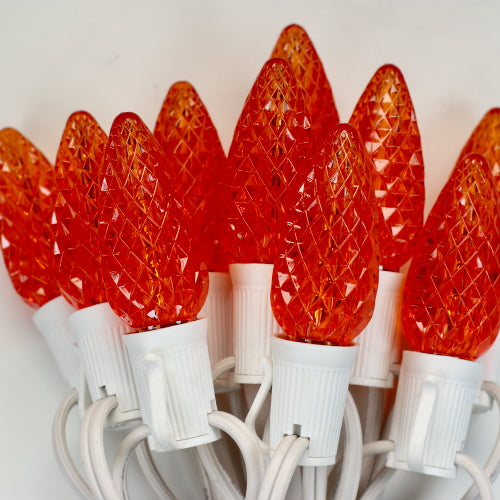 Illuminance™ C9 Orange LED Bulbs E17 Bases (SMD) (25 Pack)