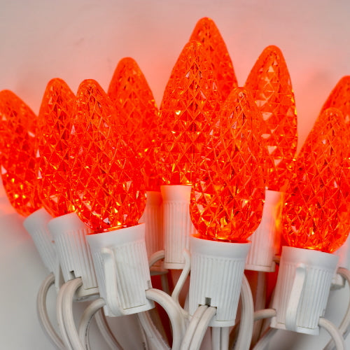 Illuminance™ C9 Orange LED Bulbs E17 Bases (SMD) (25 Pack)