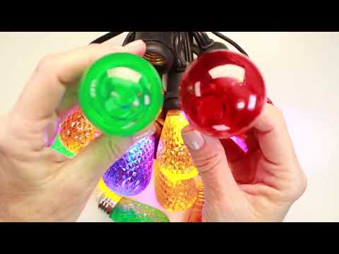 T50 Multicolor Smooth Filament LED (SMD) Bulbs E26 Bases (24 Pack)