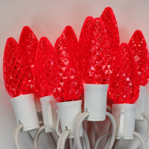 Illuminance™ C9 Red Twinkle LED Bulbs E17 Bases (SMD) (25 Pack)